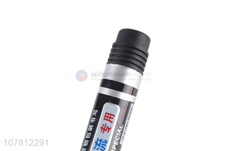 Good Sale Plastic Permanent Marker Black Marking Pen