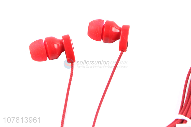 Factory direct sale multicolor mobile phone in-ear headphones