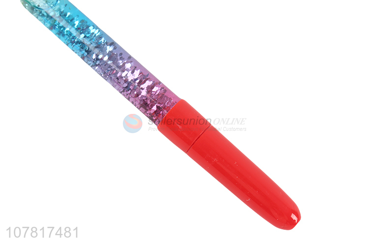 Creative design durable stationery quicksand gel pen