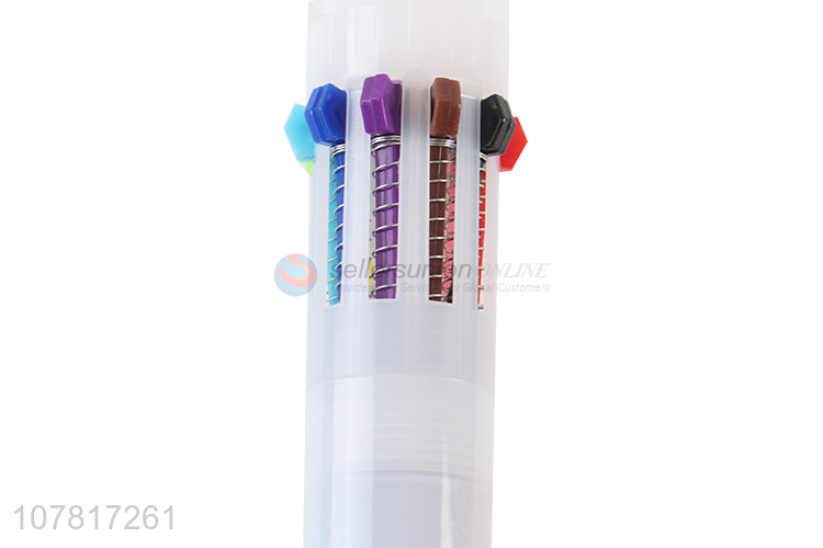 Cute design 10 color student ballpoint pen for sale