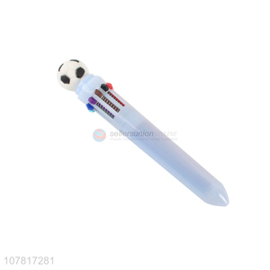 New product football 10 color office ballpoint pen