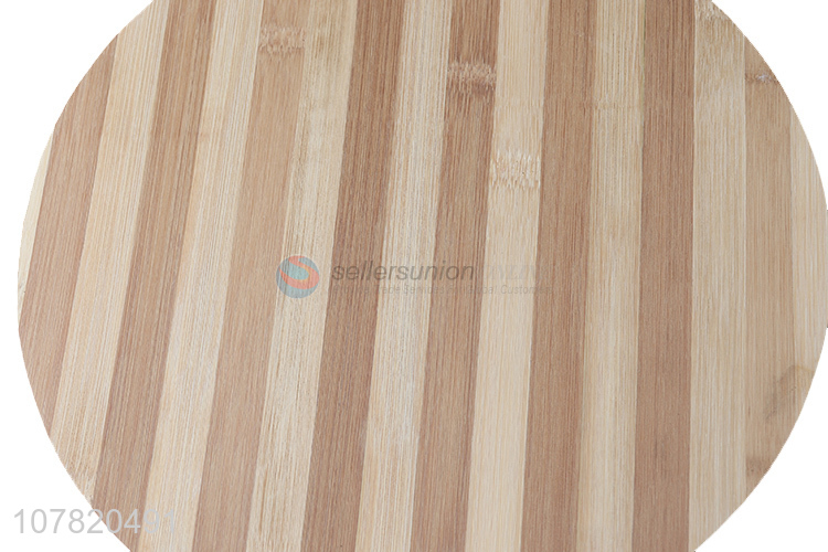 Wholesale round bamboo chopping board eco-friendly chopping block