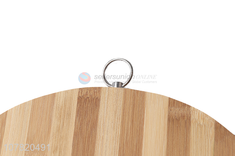 Wholesale round bamboo chopping board eco-friendly chopping block