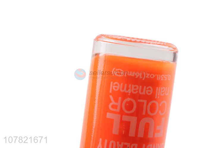 China factory bright orange nail polish for lady