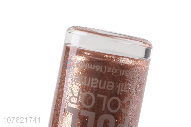 Top sale shiny bright 16ml nail polish for nail art