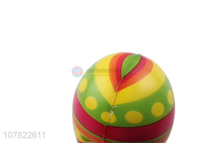 New arrival egg shape colourful squeeze ball toys