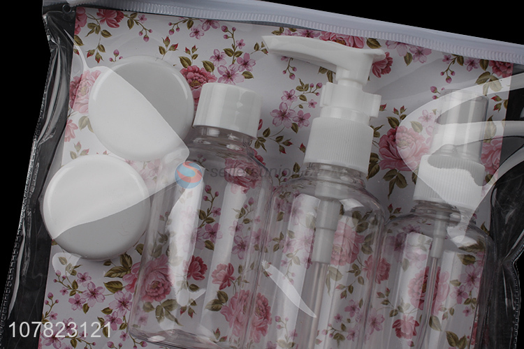 Hot selling travel bottle set spray bottle shampoo lotion cream bottle