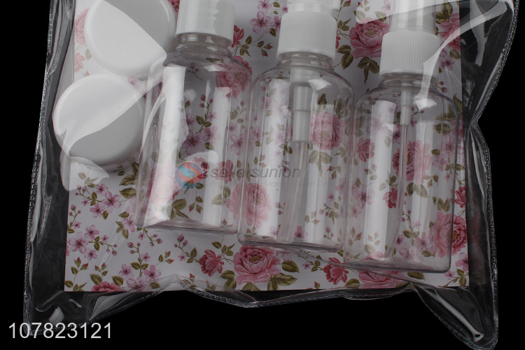 Hot selling travel bottle set spray bottle shampoo lotion cream bottle