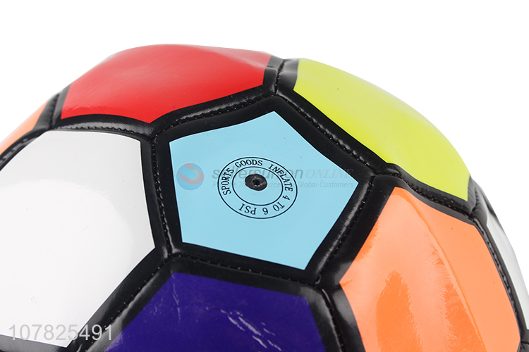 China supplier colourful training football for sale