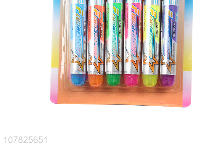 Low price wholesale multi-color hand account highlighter pen set