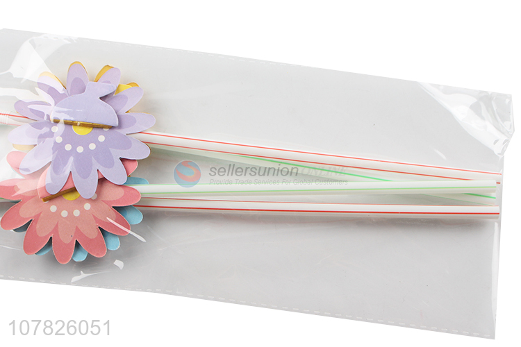 Good selling 6PCS plastic straw for daily use