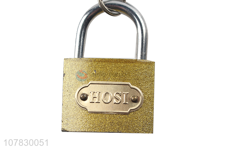 Hot sale iron padlock and keys for student dormitory cabinet use