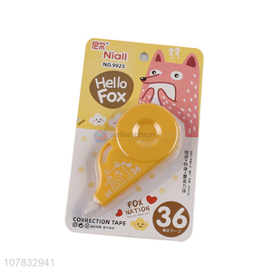 Good price orange cartoon plastic correction tape for students