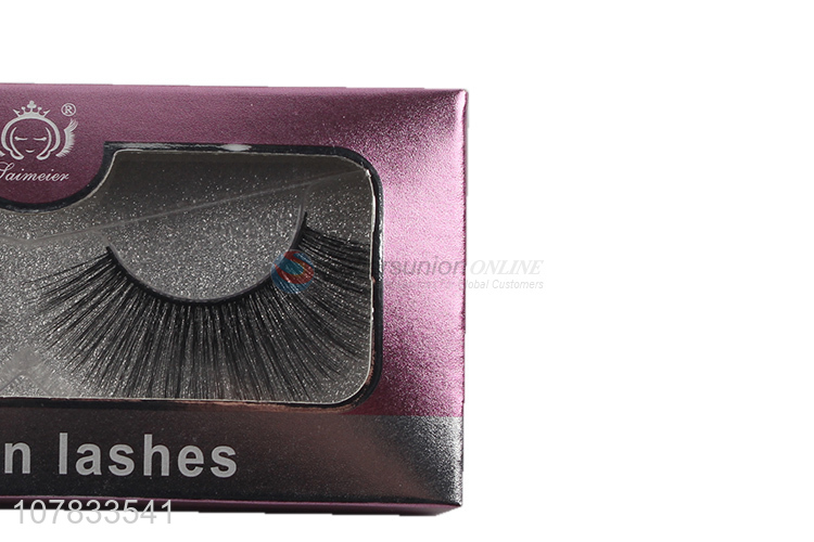 Online wholesale 5D glitter eyelashes long silk winged eyelashes