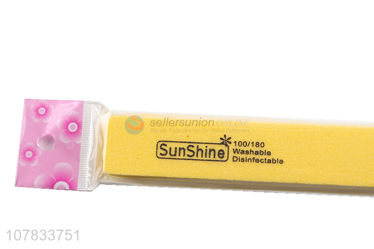 Good Sale Washable Sponge Square File Nail File