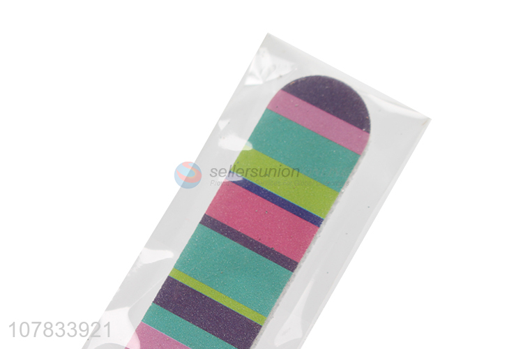 Top Quality Double Sided Colorful Nail File Wholesale