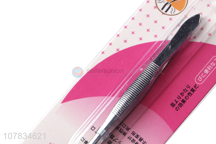 Factory Supply Stainless Steel Eyebrow Tweezers Eyebrow Clip