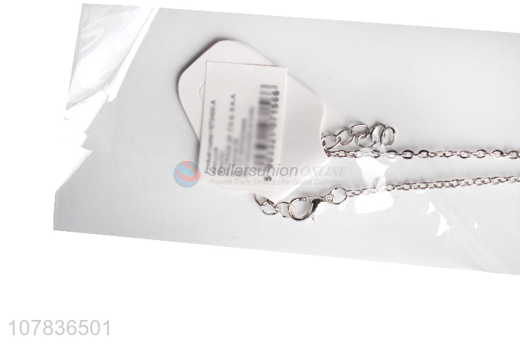 China wholesale silver women necklace with top quality