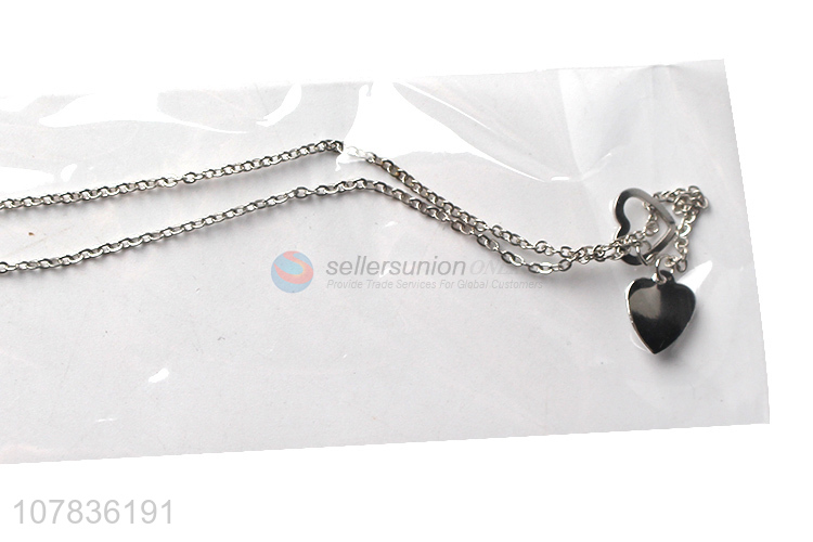 New product stainless steel decorative necklace for lady