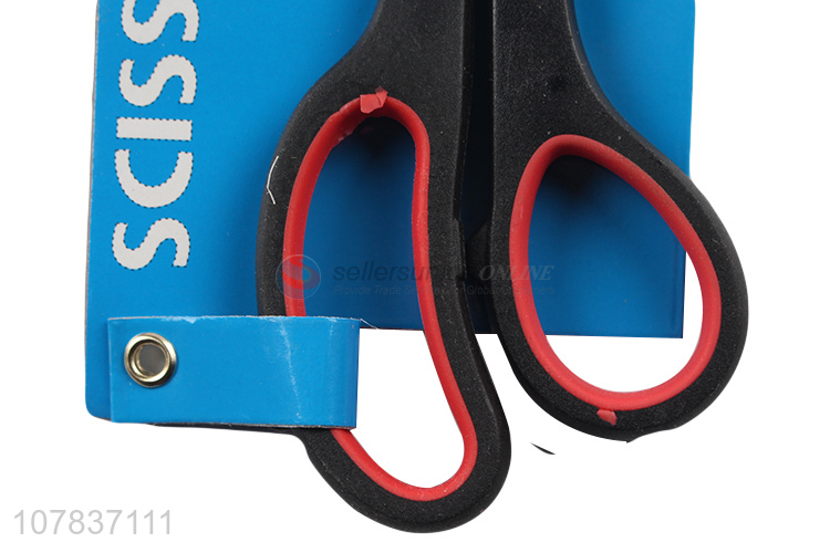 Yiwu market stainless steel school office scissors paper cutting scissors