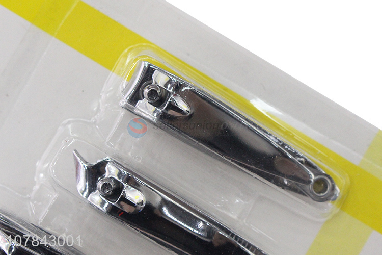 Online wholesale 3 types stainless steel nail clipper trimmer kit