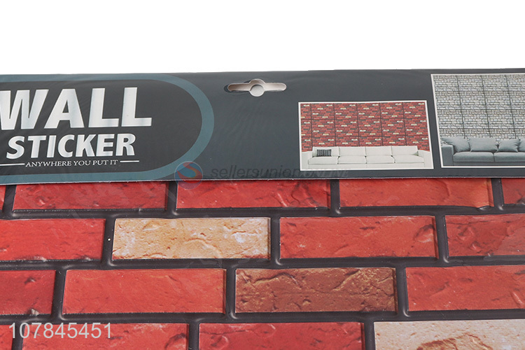 Popular product durable brick 3d wall stickers for sale