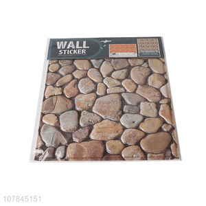 New product fashion 3d stone wall tile stickers wholesale