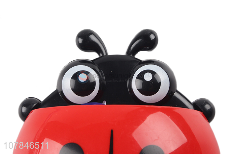 New cartoon seven-star ladybug children toothbrush holder