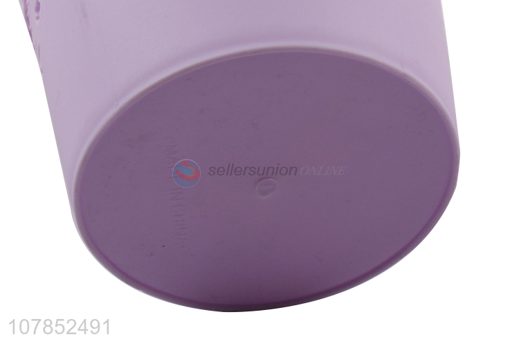 High quality purple mini table desk waste bin wholesale