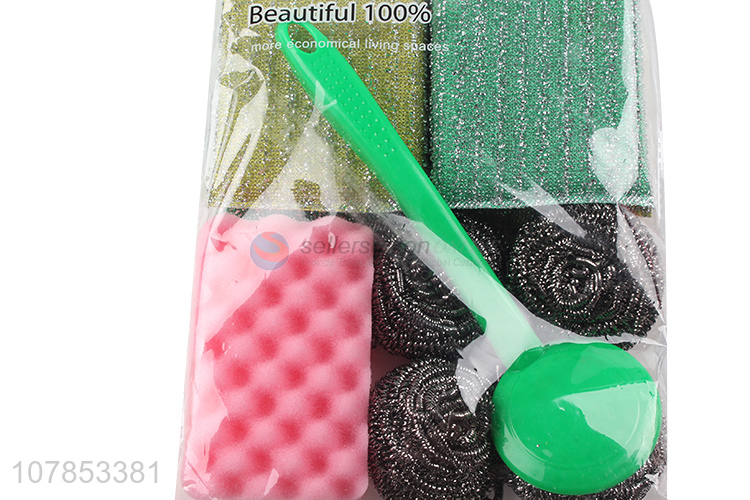 Hot sale multicolor dish brush kitchen cleaning tool sets