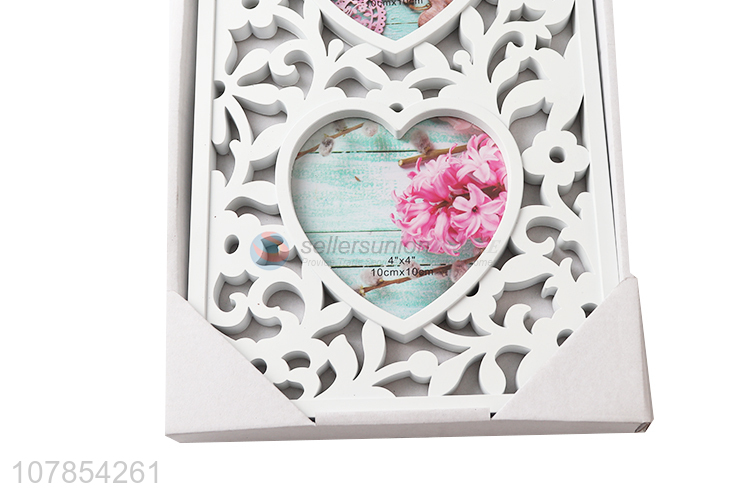 China manufacturer engraved plastic combination photo frame wedding gifts