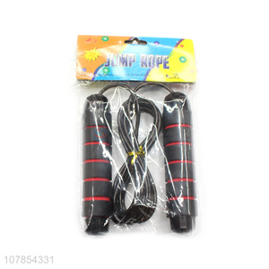 China manufacturer steel wire weighted speed skipping jump rope for fitness