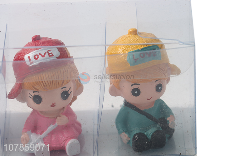 Hot selling decorative resin doll resin figurines art crafts
