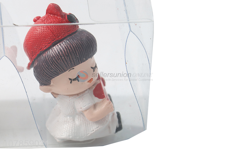 China products cute resin doll craft home tabletop car ornaments