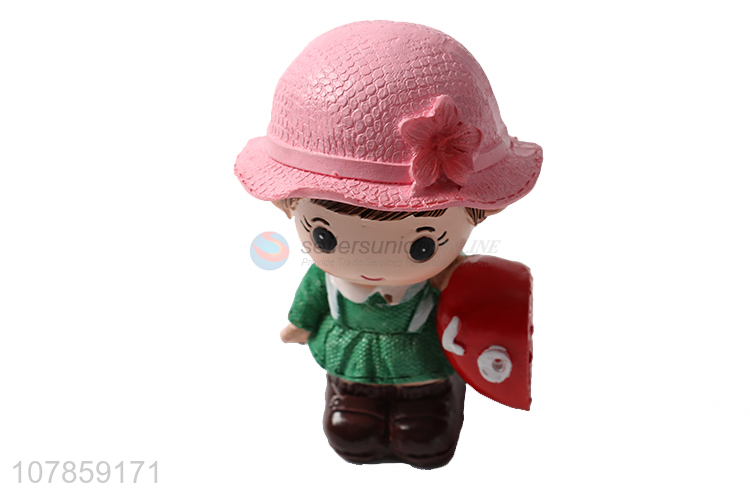 China products resin figurine lovers doll for home decoration
