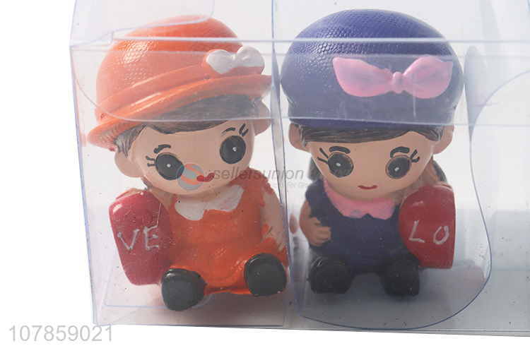 Most popular decorative lovely resin doll resin crafts wholesale
