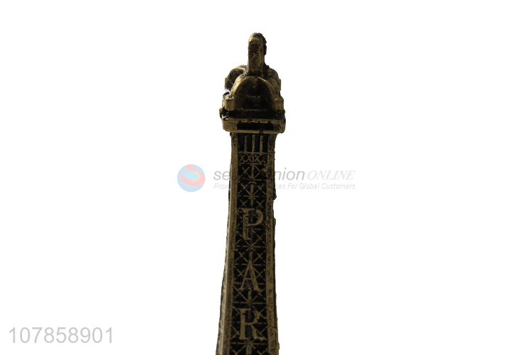 China products creative resin eifel tower statue static plasma ball lamp