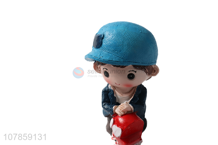 Good quality cute resin lovers doll Valentine's Day gifts