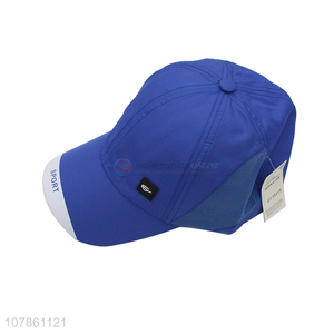 Hot products blue sports baseball hat with top quality