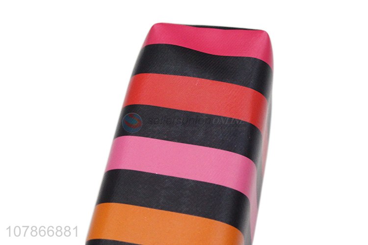 China wholesale stripe pattern school office stationery pencil bag