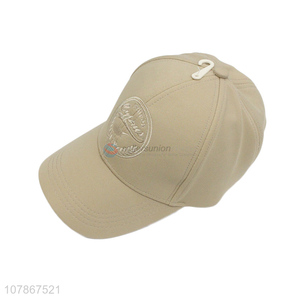 Good wholesale price khaki baseball cap breathable sun hat