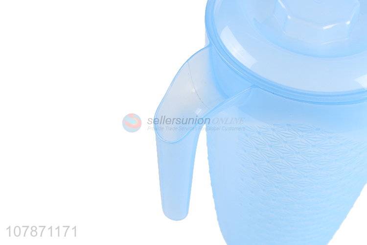 Low price high capacity plastic water jug set with 4 cups