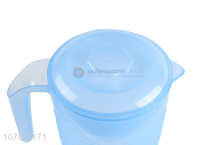 Low price high capacity plastic water jug set with 4 cups