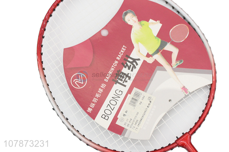 Popular product durable match training badminton racket set