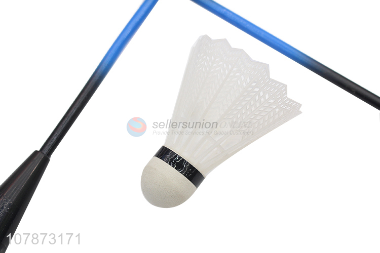 China factory good elastic badminton racket set for sale