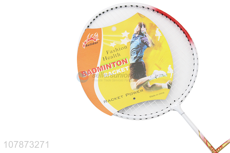 Wholesale cheap price high elastic training badminton racket