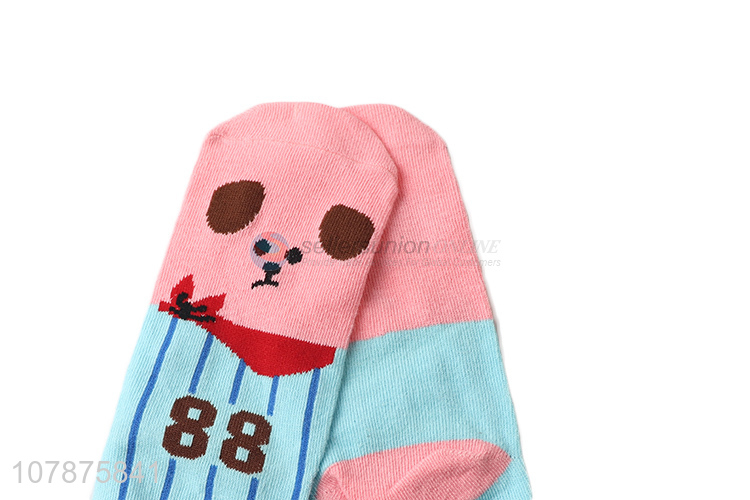 Cartoon Design Colorful Socks Kids Ankle Socks