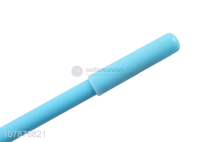 Yiwu wholesale blue cartoon bear plastic signature pen