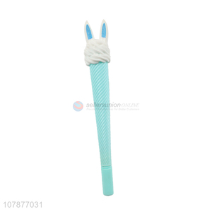 Good quality blue cartoon student exam pen office signing pen