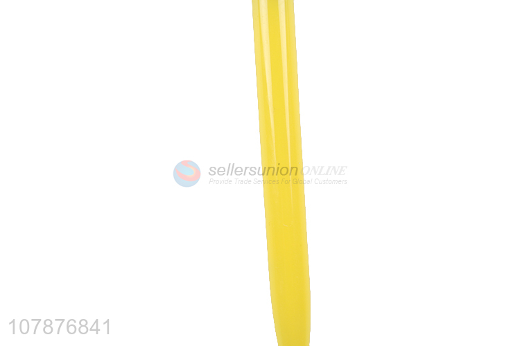 Factory direct sale yellow plastic pressing ballpoint pen